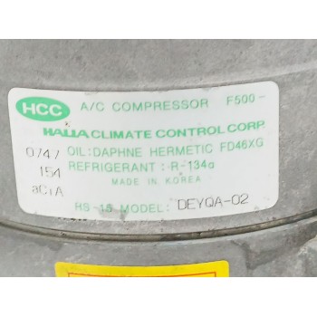 Recambio de compresor aire acondicionado para hyundai getz (tb) 1.5 crdi referencia OEM IAM DEYQA02  
