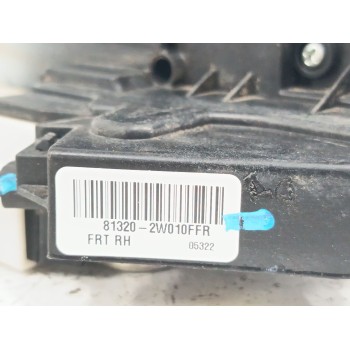 Recambio de cerradura puerta delantera derecha para hyundai santa fé iii (dm, dma) 2.2 crdi 4wd referencia OEM IAM 813202W010FFR