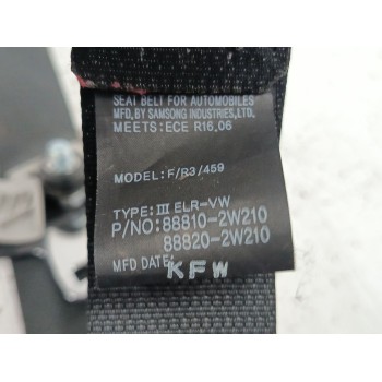 Recambio de cinturon seguridad delantero derecho para hyundai santa fé iii (dm, dma) 2.2 crdi 4wd referencia OEM IAM 888202W210R