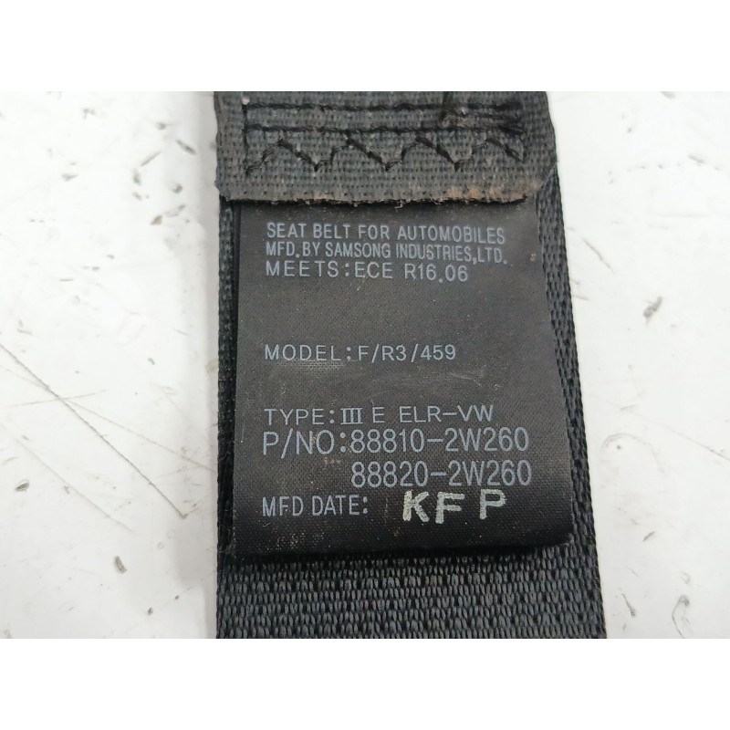 CINTURON SEGURIDAD DELANTERO IZQUIERDO 888102W260 888202W260