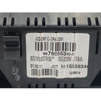 Recambio de pantalla multifuncion para peugeot 3008 i monospace (0u_) 1.6 thp referencia OEM IAM 9676655380  