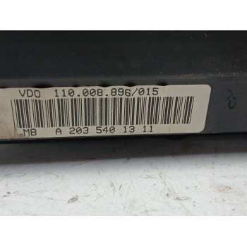 Recambio de cuadro instrumentos para mercedes-benz clase c (w203) c 220 cdi (203.006) referencia OEM IAM A2035401311 11000889601