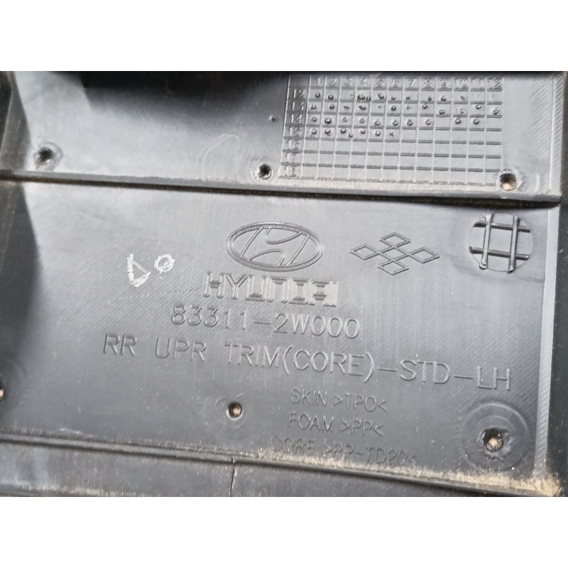 GUARNECIDO PUERTA TRASERA IZQUIERDA