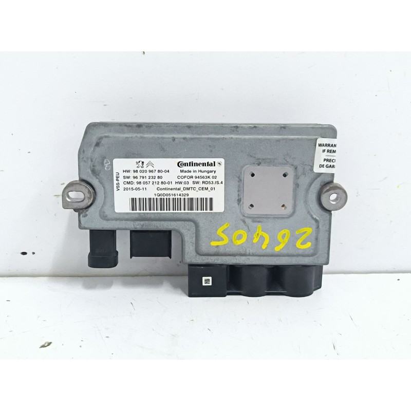 Recambio de centralita start / stop para citroën c4 grand picasso ii (da_, de_) 1.6 hdi / bluehdi 115 referencia OEM IAM 9802096