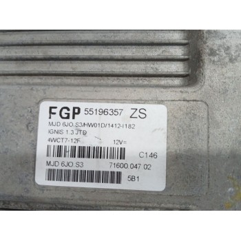 Recambio de centralita motor uce para suzuki ignis ii (mh) 1.3 ddis (rm413d) referencia OEM IAM 55196357  