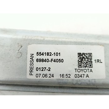 Recambio de elevalunas trasero izquierdo para toyota c-hr (_x2_, _h2_), hybrid (zyx20) referencia OEM IAM 69840F4050 554182101 