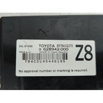 Recambio de modulo electronico para toyota c-hr (_x2_, _h2_), hybrid (zyx20) referencia OEM IAM 8978402270 62B94200 