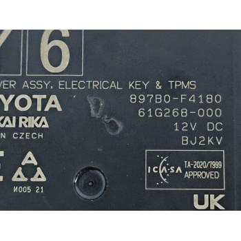 Recambio de modulo electronico para toyota c-hr (_x2_, _h2_), hybrid (zyx20) referencia OEM IAM 897B0F4180 61G268000 