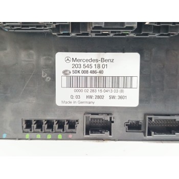 Recambio de caja reles / fusibles para mercedes-benz clase c coupé (cl203) c 220 cdi (203.706) referencia OEM IAM 2035451801 5DK