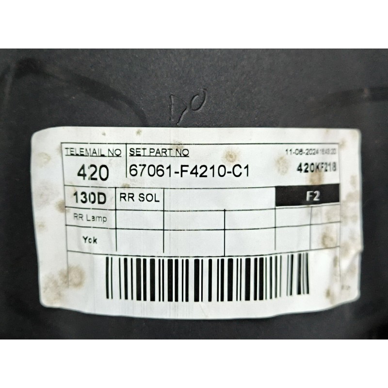 GUARNECIDO PUERTA TRASERA IZQUIERDA