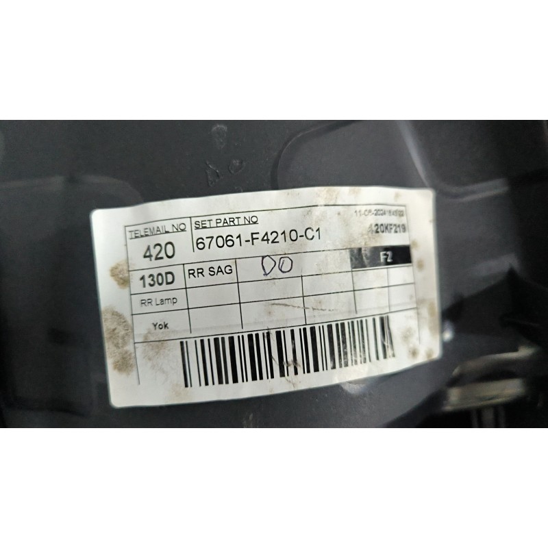 Recambio de guarnecido puerta trasera derecha para toyota c-hr (_x2_, _h2_), hybrid (zyx20) referencia OEM IAM 67061F4210  