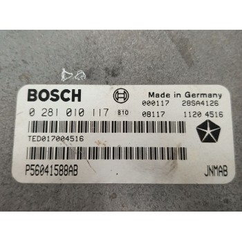 Recambio de centralita motor uce para jeep cherokee (xj) 2.5 turbodiesel referencia OEM IAM P56041588AB 0281010117 