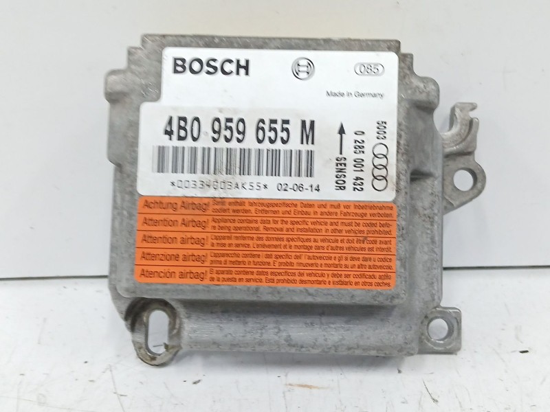 Recambio de centralita airbag para audi a6 c5 (4b2, 4b4) 1.9 tdi referencia OEM IAM 4B0959655M  0285001432