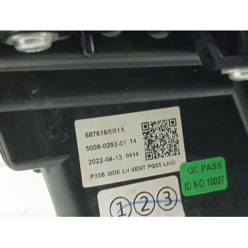 Recambio de rejilla aireadora para nissan qashqai iii (j12) 1.3 dig-t a las 4 ruedas referencia OEM IAM 687616RR1A  