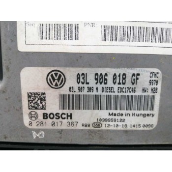 Recambio de centralita motor uce para volkswagen scirocco (137) 2.0 tdi referencia OEM IAM 03L906018GF 0281017367 