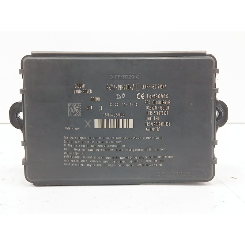 Recambio de modulo electronico para jaguar xe (x760) 2.0 d referencia OEM IAM FK7219H440AE  