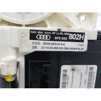 Recambio de motor elevalunas delantero izquierdo para audi a3 sportback (8pa) 2.0 tdi referencia OEM IAM 8P0959802H  