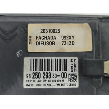 Recambio de pantalla multifuncion para citroën c4 spacetourer (3d_) 1.6 bluehdi 120 referencia OEM IAM 9825029380 A2C15851900 