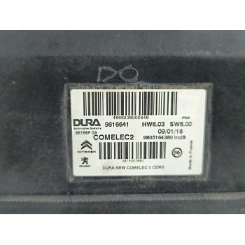 Recambio de modulo electronico para citroën c4 spacetourer (3d_) 1.6 bluehdi 120 referencia OEM IAM 9805164380 9616641 