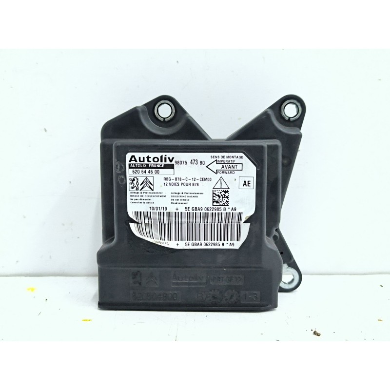 Recambio de centralita airbag para citroën c4 spacetourer (3d_) 1.6 bluehdi 120 referencia OEM IAM 620644600 9807547380 