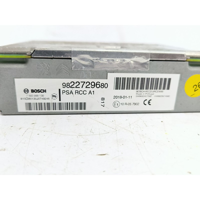 SISTEMA AUDIO / RADIO CD 7503900130