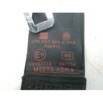 Recambio de cinturon seguridad trasero derecho para seat toledo (5p2) 1.9 tdi referencia OEM IAM 5P0857805B 5426212 