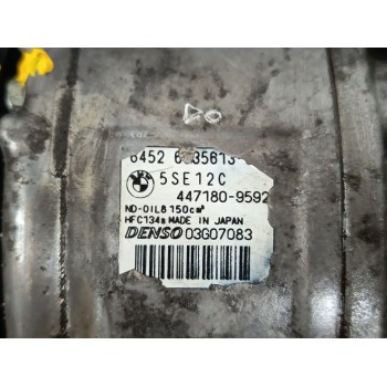 Recambio de compresor aire acondicionado para bmw 3 (e90) 320 d referencia OEM IAM 64526935613 4471809592 