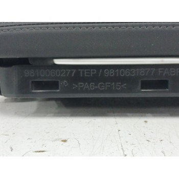 Recambio de apoyabrazos central para peugeot 3008 ii suv (mc_, mr_, mj_, m4_) hybrid referencia OEM IAM 9810060277  9810631877