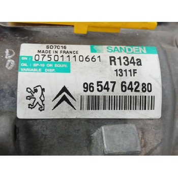Recambio de compresor aire acondicionado para peugeot 407 (6d_) 2.0 hdi 135 (6drhrh, 6drhre, 6drhrg, 6drhrj) referencia OEM IAM 