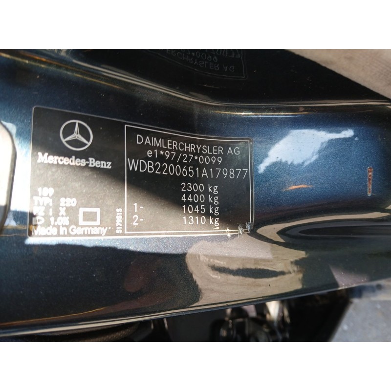 MERCEDES-BENZ CLASE S (W220, V220) 2000