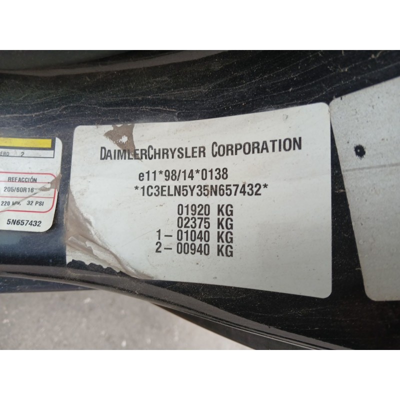 CHRYSLER SEBRING Descapotable (JR) 2006