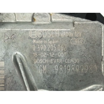 Recambio de motor limpia trasero para opel crossland x / crossland (p17, p2qo) 1.2 (75) referencia OEM IAM 9819899980 0390205062