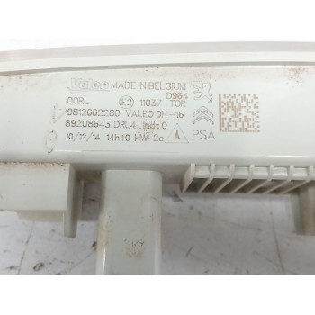 Recambio de piloto delantero derecho para peugeot partner tepee 1.6 hdi 90 referencia OEM IAM 9812662280  