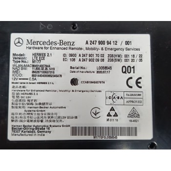 Recambio de modulo electronico para mercedes-benz cla (c118) cla 250 e (118.386) referencia OEM IAM A2479009412 A2479017002 A247