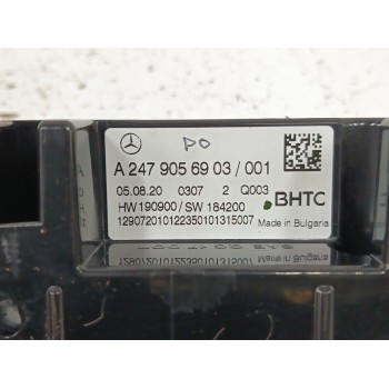Recambio de mando climatizador para mercedes-benz cla (c118) cla 250 e (118.386) referencia OEM IAM A2479056903  