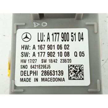 Recambio de modulo electronico para mercedes-benz cla (c118) cla 250 e (118.386) referencia OEM IAM A1779005104 A1679010602 A177