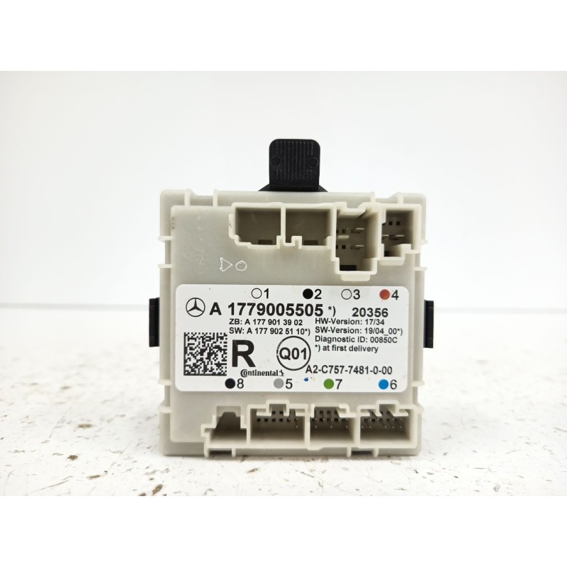 Recambio de modulo electronico para mercedes-benz cla (c118) cla 250 e (118.386) referencia OEM IAM A1779005505 A1779013902 