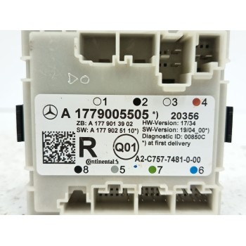 Recambio de modulo electronico para mercedes-benz cla (c118) cla 250 e (118.386) referencia OEM IAM A1779005505 A1779013902 