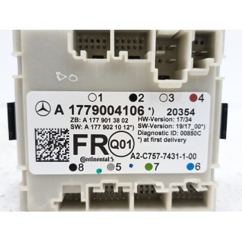 Recambio de modulo electronico para mercedes-benz cla (c118) cla 250 e (118.386) referencia OEM IAM A1779004106 A1779013802 