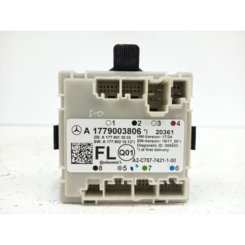Recambio de modulo electronico para mercedes-benz cla (c118) cla 250 e (118.386) referencia OEM IAM A1779003806 A1779013502 