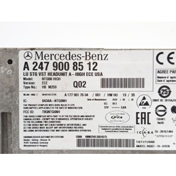 Recambio de sistema audio / radio cd para mercedes-benz cla (c118) cla 250 e (118.386) referencia OEM IAM A2479008512 A177901760