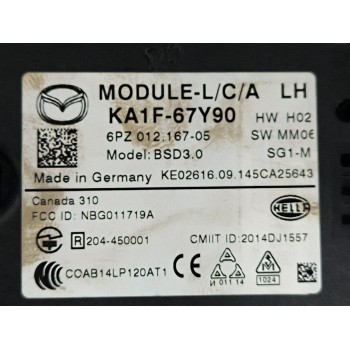 Recambio de modulo electronico para mazda cx-5 (ke, gh) 2.2 d (ke2fw) referencia OEM IAM KA1F67Y90  