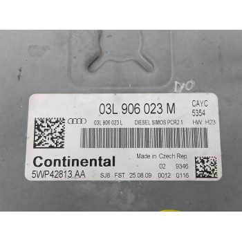 Recambio de centralita motor uce para audi a3 sportback (8pa) 1.6 tdi referencia OEM IAM 03L906023M 03L906023L 5WP42813AA