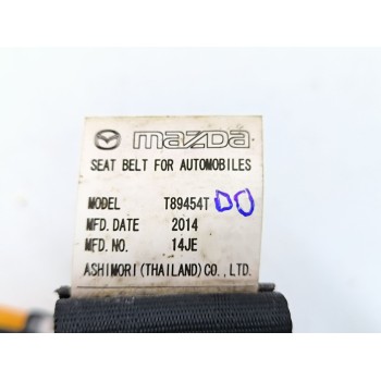 Recambio de cinturon seguridad trasero derecho para mazda cx-5 (ke, gh) 2.2 d (ke2fw) referencia OEM IAM T89454T  