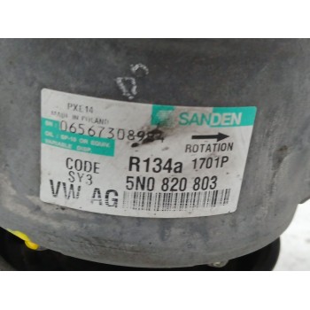 Recambio de compresor aire acondicionado para audi a3 sportback (8pa) 1.6 tdi referencia OEM IAM 5N0820803  