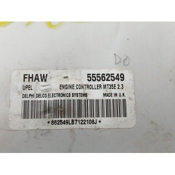 Recambio de centralita motor uce para opel astra twin top (2006 - 2012) 1.6 16v referencia OEM IAM 55562549  