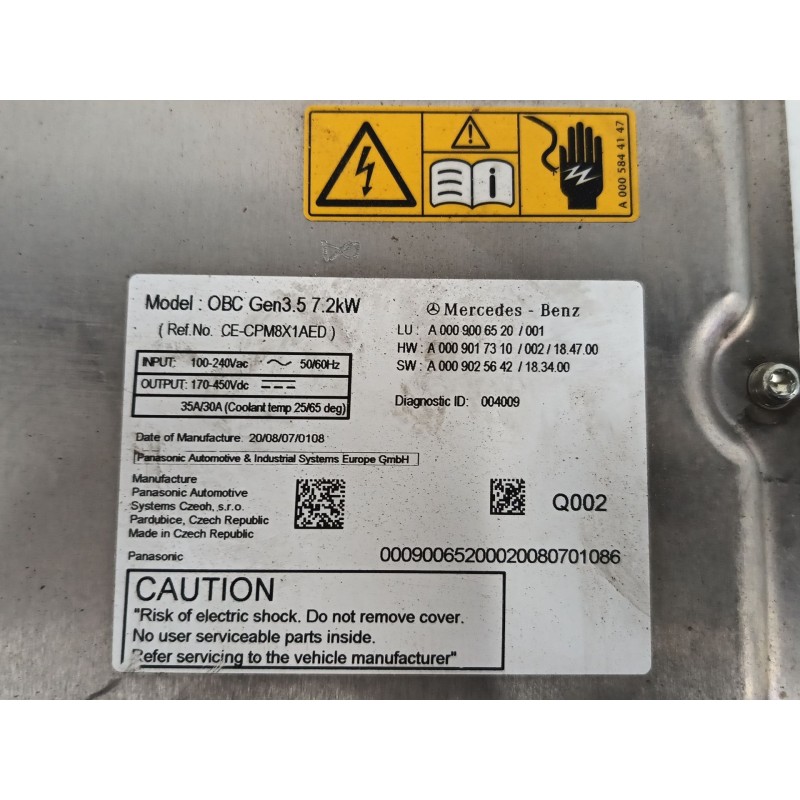 INVERTER / CONVERTER A0009017310 A0009025642