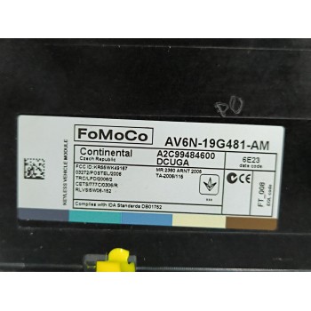 Recambio de modulo electronico para ford kuga ii (dm2) 2.0 tdci referencia OEM IAM AV6N19G481AM  