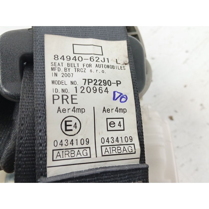 CINTURON SEGURIDAD DELANTERO IZQUIERDO 7P2290P