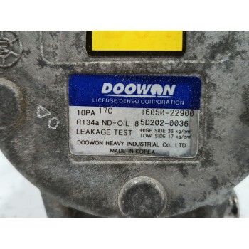 Recambio de compresor aire acondicionado para kia cerato i sedán (ld) 2.0 crdi referencia OEM IAM 1605022900 5D2020036 